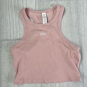 ALO Yoga Aspire Women's Pink quartz Crop Top